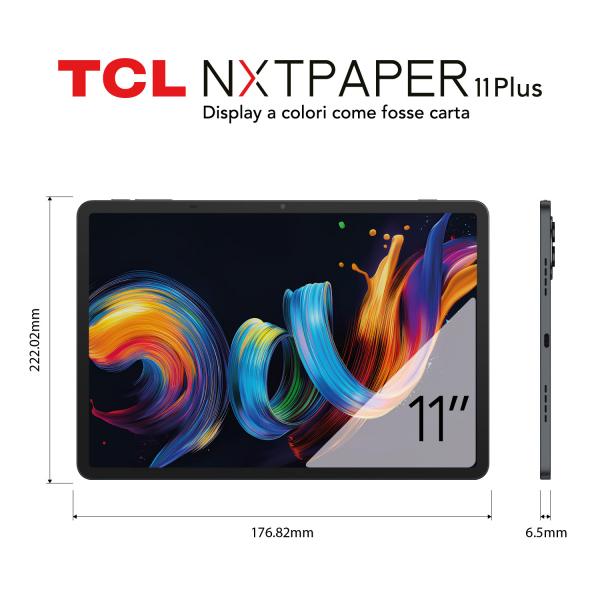 TCL TABLET PC NXTPAPER 11+ MEDIATEK HELIO G99 8GB 256GB 11,5 2.2K ANDROID