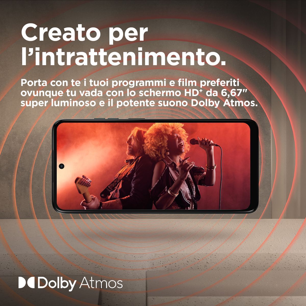 Motorola Moto G05 4+128GB 6.67" 4G Plum Red DS ITA